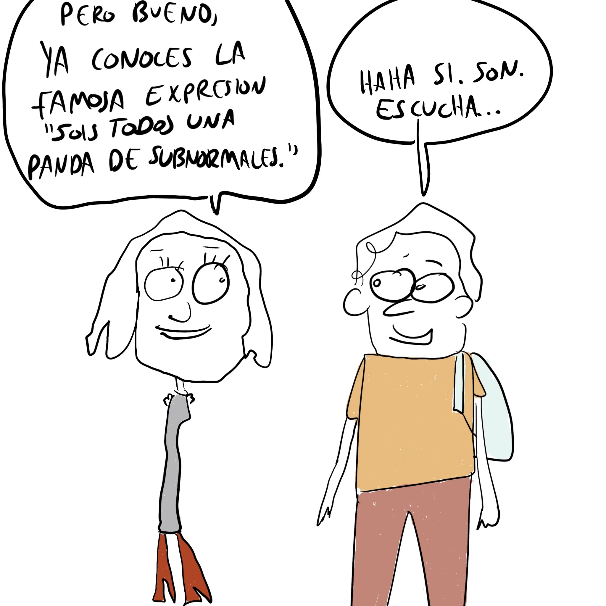 un saludo
